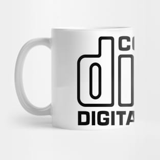 Compact Disc Digital Audio Logo CD Collector Gift Cool Retro Vintage 80s 90s Aesthetic Audiophile Meme Mug